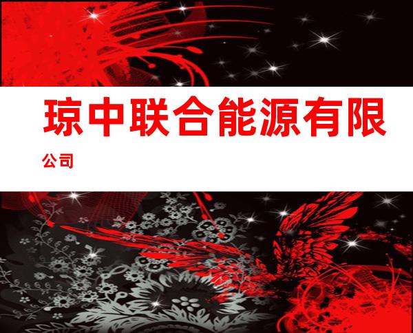 琼中联合能源有限公司